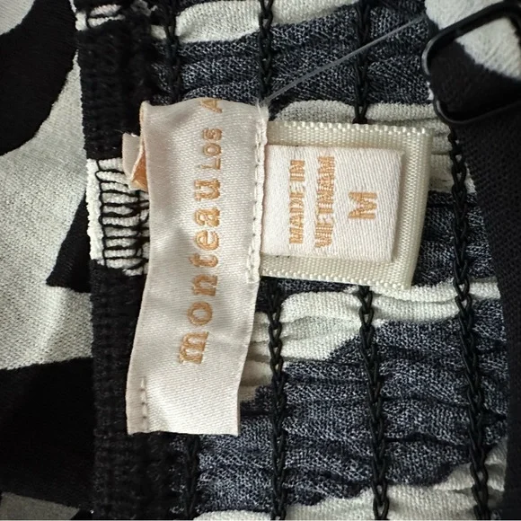 Black and White Patterned Women's Jumpsuit - Picture 6 of 7